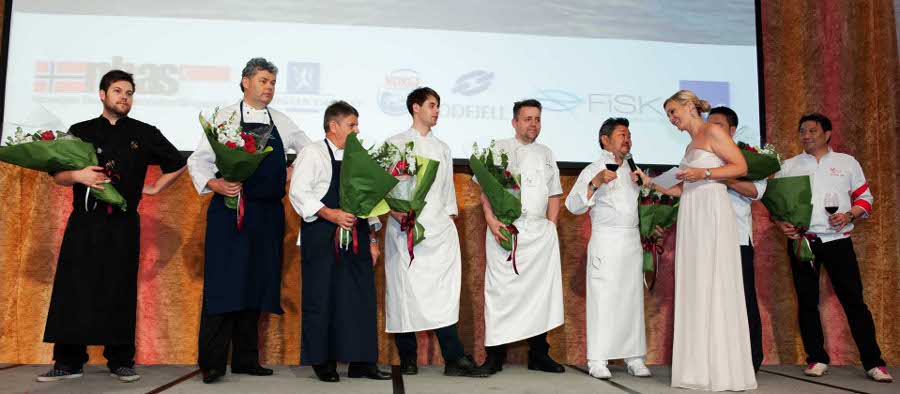 Chefs on stage