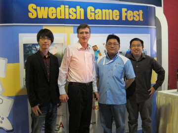 Ambassador Dolfe with Gamefest partners 