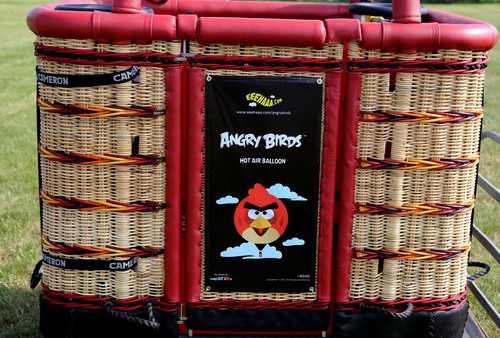 Angry Birds hot air balloon debuts in Taiwan