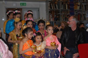 File photo from Royal Thai Embassy Stockholm. A Songkran celebration by members of Thai community in Sweden.