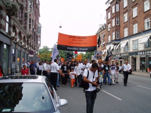 A file photo of Hizb ut-Tahrir demonstrating in Copenhagen. Photo: EPO/Creative Commons