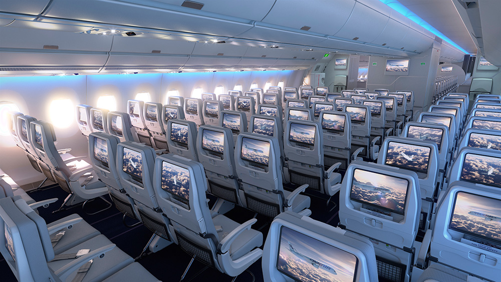 Finnair A350 XWB Economy Class Cabin 04 LR