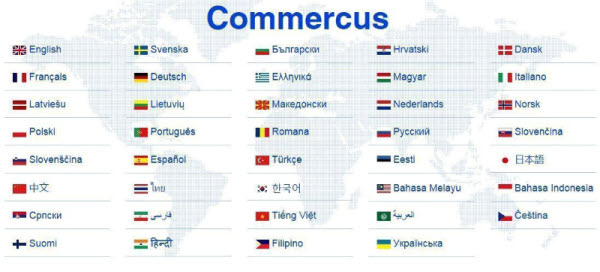 Commercus.com does it differently. Existing online advertisement portals are country based or based on a single language. By using those you will only reach customers that understand that language. Commercus have 39 built in languages where the visitors select the language where he/she feels most comfortable irrespective of the country where he/she lives. The visitor posts an advertisement in this language and selects translation to any number of languages possible. Then the advertisement will be automatically published into selected languages.