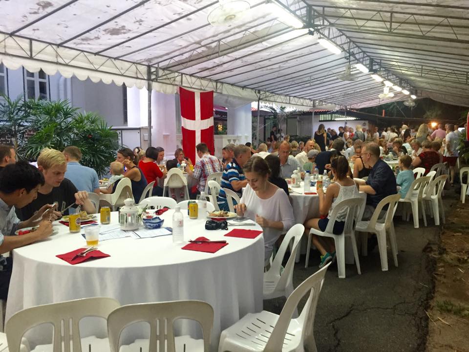 "Welcome back / Welcome to Singapore" at the Danish Seaman's Church 