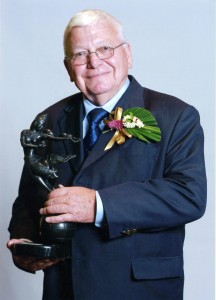 Peder Jorgensen with his Friends of Thailand award, which he received in Bangkok 2010.