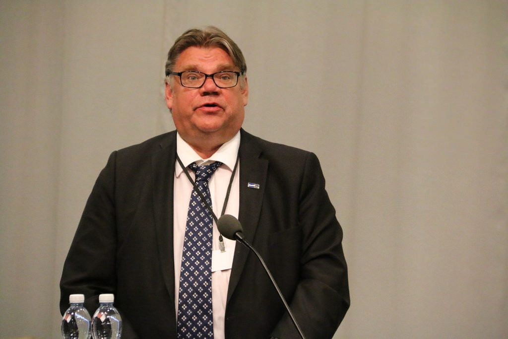 Finland's Foreign Minister, TImo Soini, in Helsinki (Photo: OSCE Parliamentary Assembly)