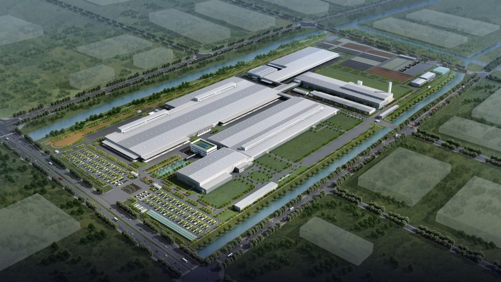 Manufacturing plant in Luqiao, artist impression