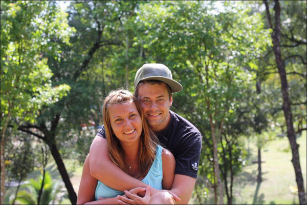 Swedish national Johan Lundin, 28, died when he drank a cocktail laced with methanol while on holiday with his fiance Micahaela Pechac, 29, in Indonesia. Ms Pechac is warning Territorians about the dangers.