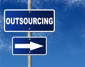 Traffic Sign "Outsourcing"
