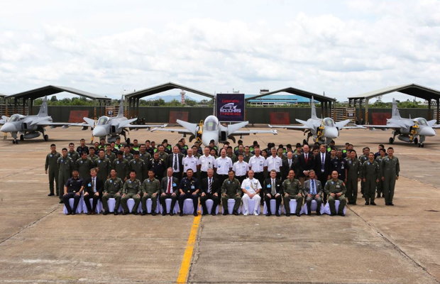 Milestone for Gripen fighters in Thailand: 5000 flight