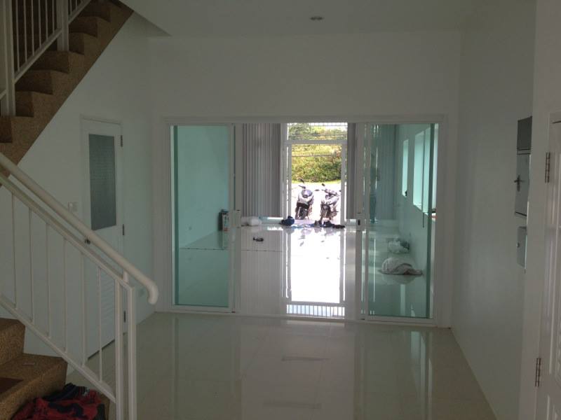 The ground floor at Daniel and Mark's house, that will later take form as their first Sandwich-shop (Private photo)