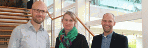 Michael Paarup (left) and Marketing Manager Julie Østerberg Jakobsen (center)