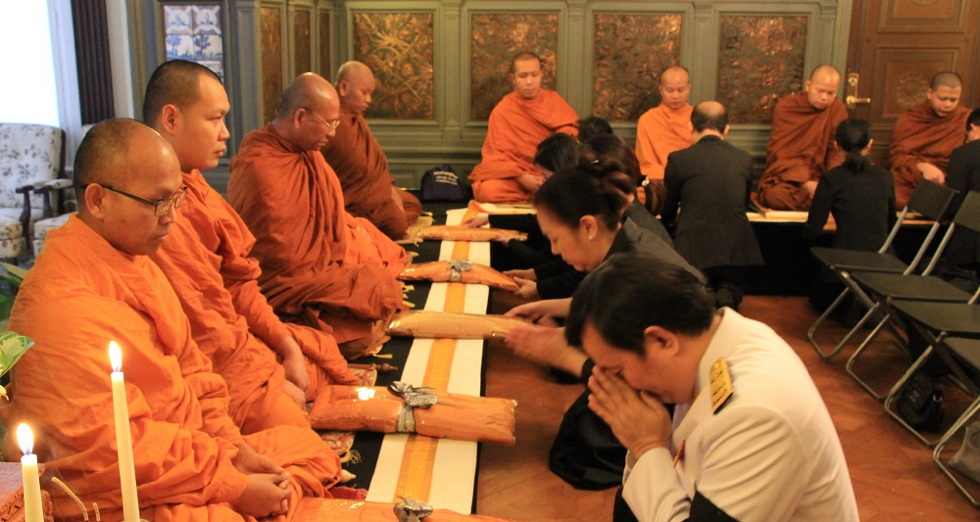 Buddhist ceremony in Stockholm