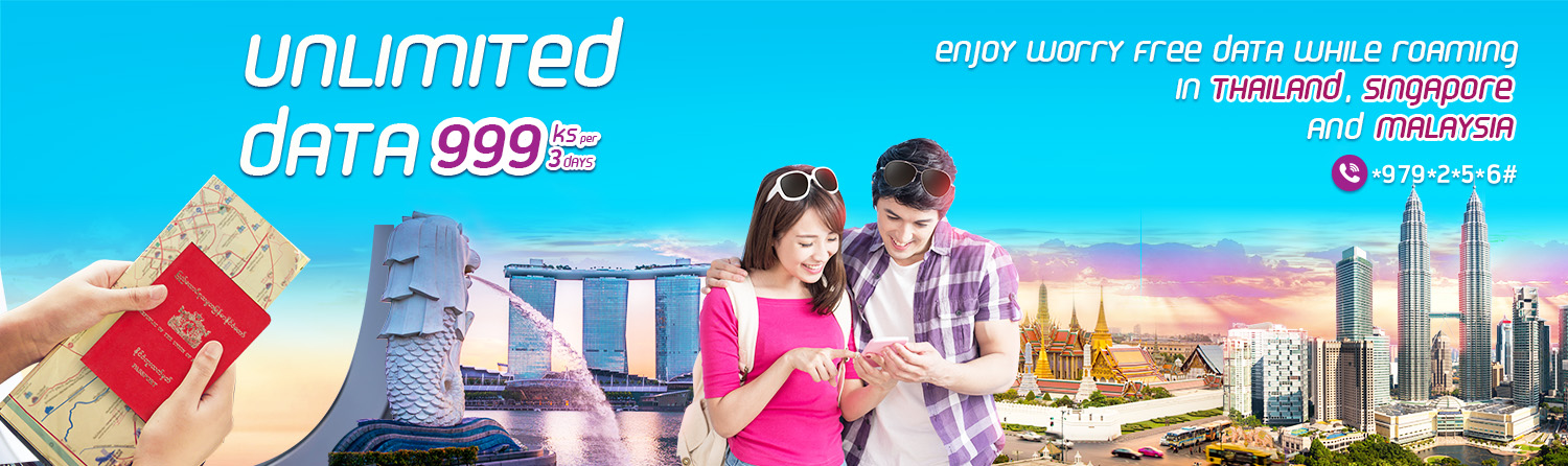Telenor Myanmar expanded its service in Malaysia and Singapore