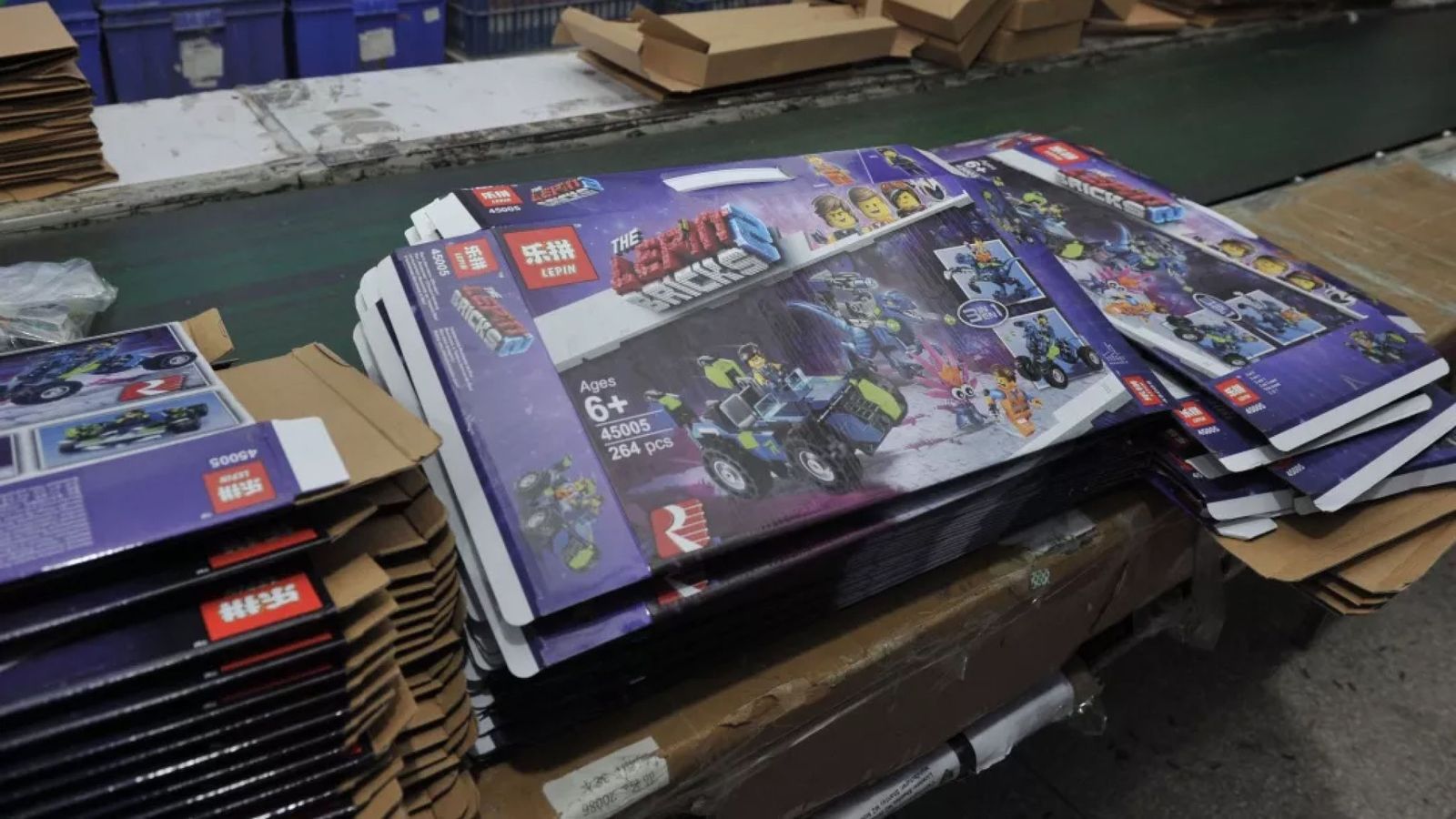 Chinese police busted $30million fake LEGO factory