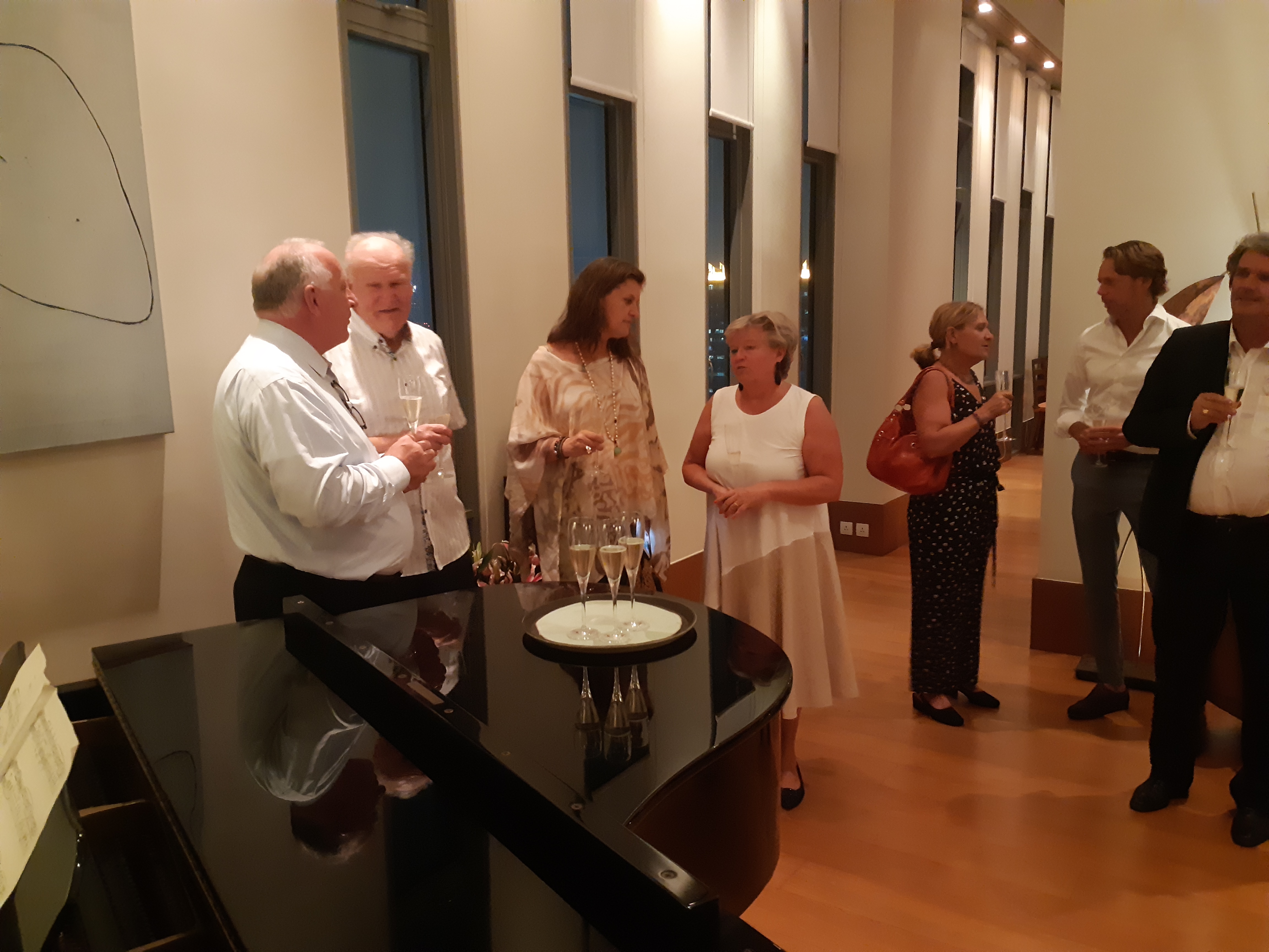 SWEA tasting Luxembourg wines at the residence of the Luxembourg ambassador