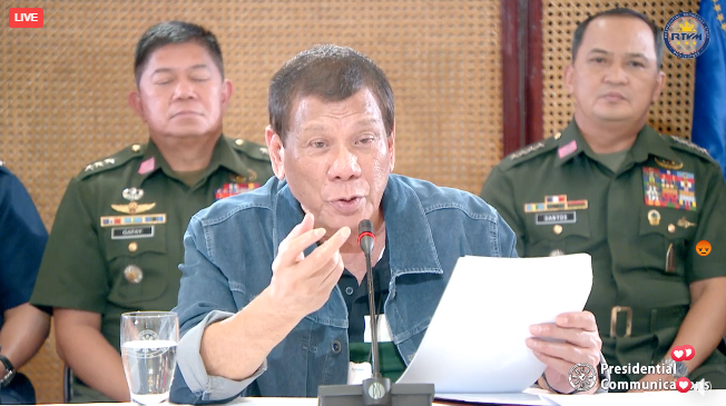 President Duterte announced lock down regulations regarding Covid-19