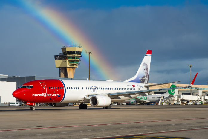Chinese state owned company bought 12.67 percent of Norwegian airline's share