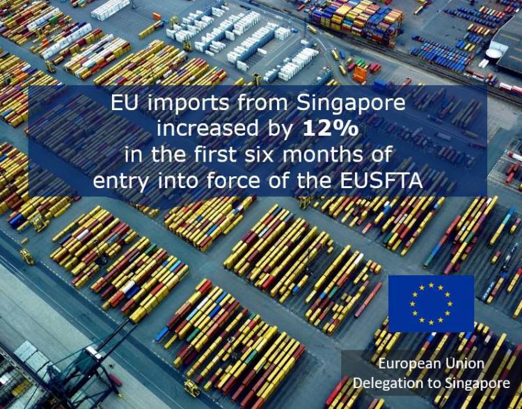 Rising imports from Singapore to the EU proves that EUSFTA is beneficial to both sides