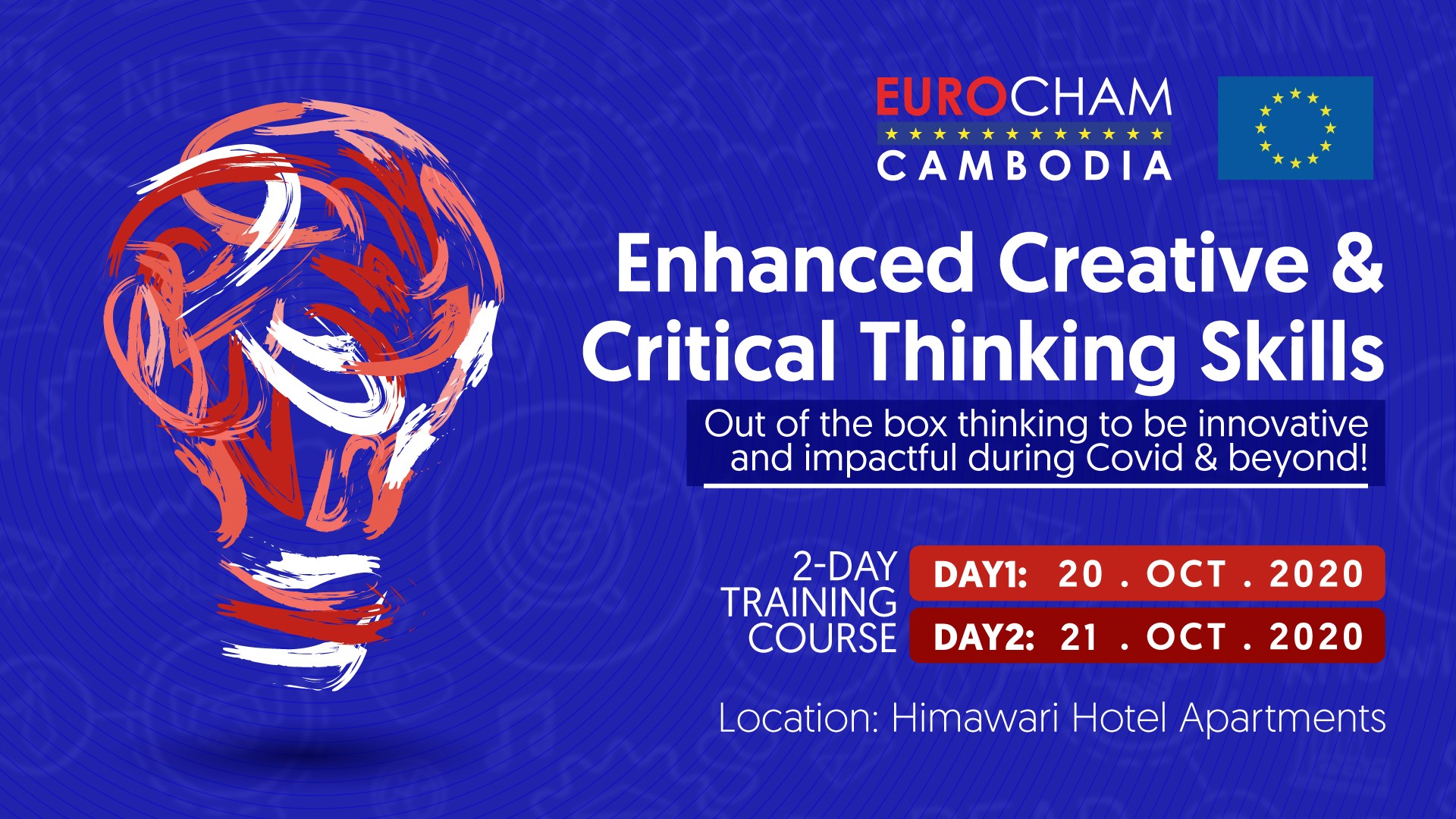 EuroCham Cambodia invites to creative thinking workshop on 20-21 Oct