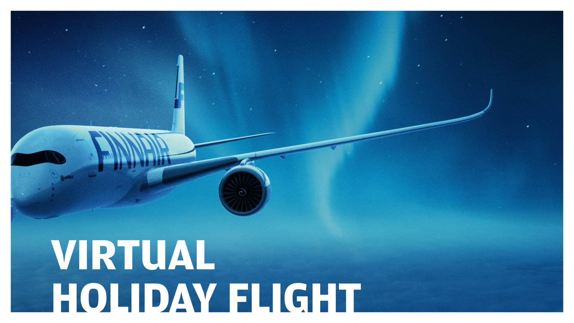 Fly virtual flight to Santa's hometown and support UNICEF's work with Finnair