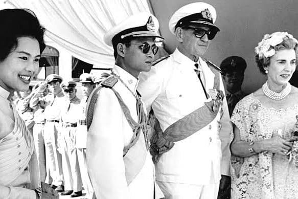 Denmark shared moments from the Royal visit to Thailand in 1962
