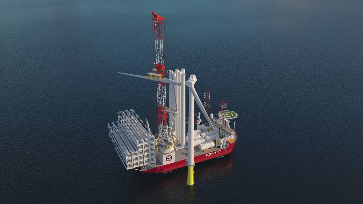 Norwegian offshore wind installation vessel to be built in China moves forward