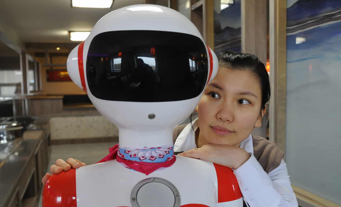 Betty Chen imports robots from China to help serve sushi in Danish restaurants