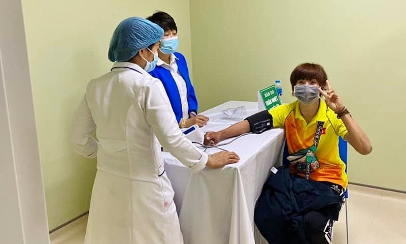 Vietnamese Olympic qualifiers received AstraZeneca vaccine