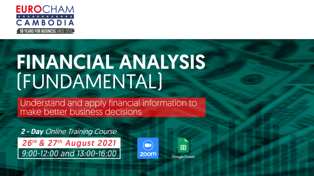 EuroCham Cambodia to host 2-day online training course on Financial Analysis