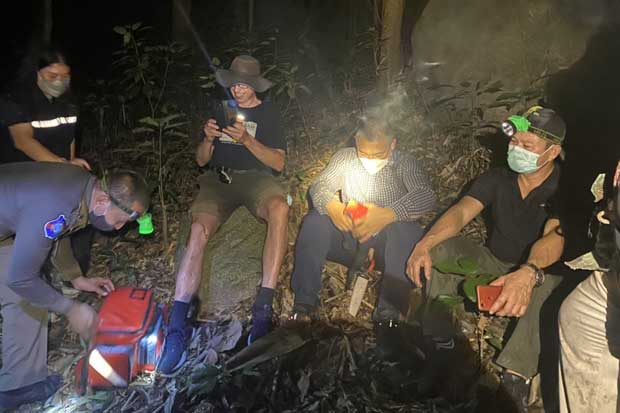 Danish tourist lost in Phuket forest found after a search