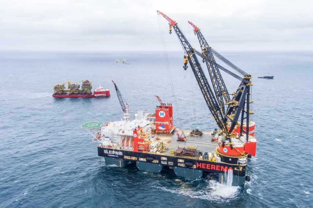 Tyra topsides arrive from Singapore for TotalEnergies North Sea project