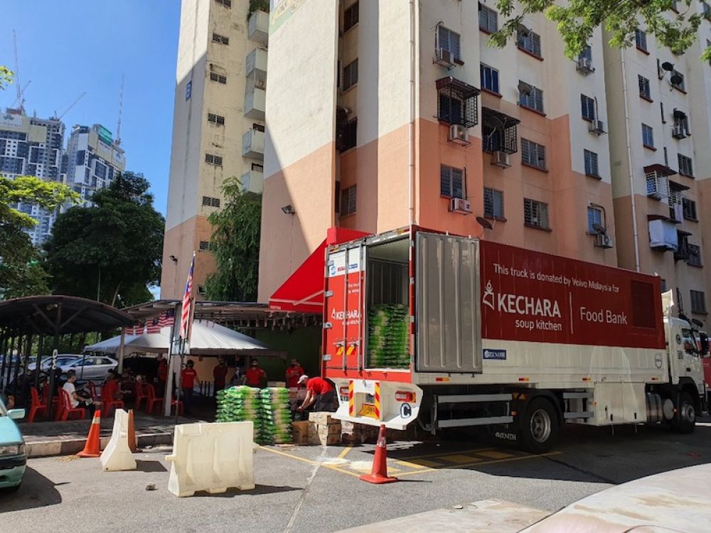 Volvo Truck Malaysia donates custom-designed truck to Kechara Food Bank