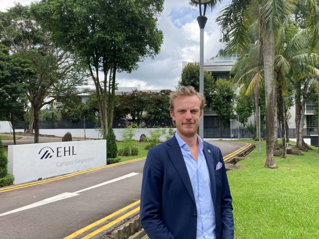 Swedish hospitality student in Singapore: No bachelor’s degree can compete with EHL