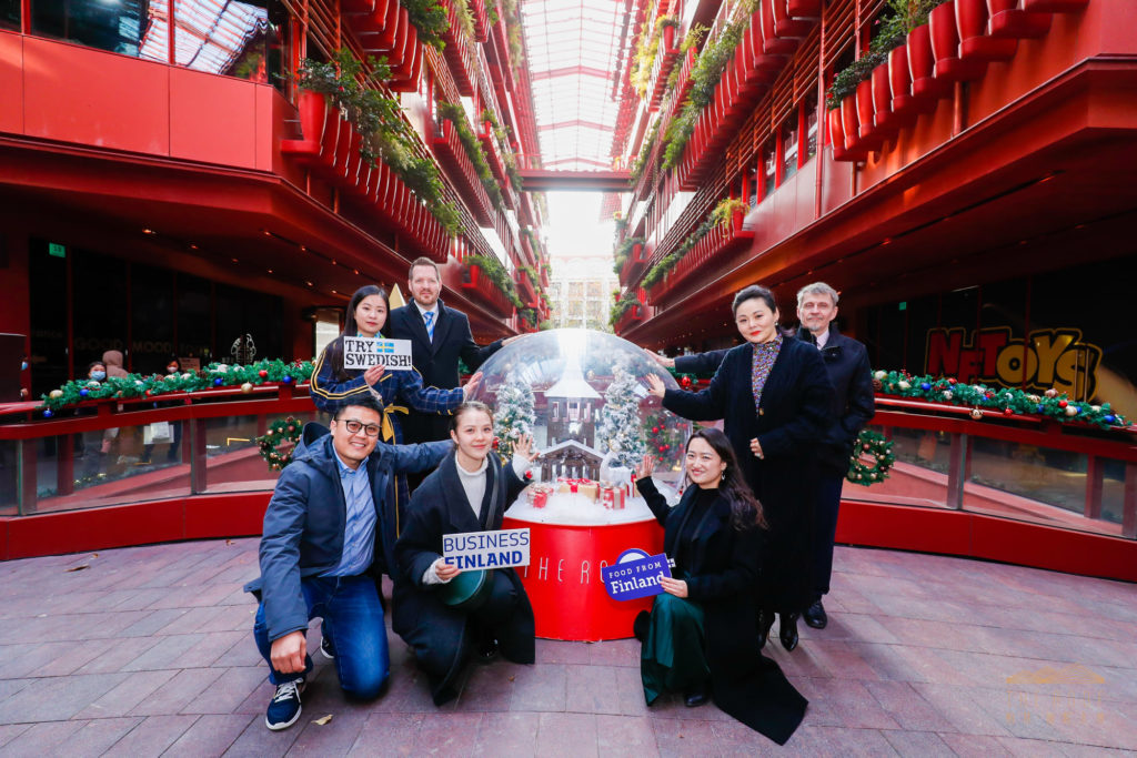 Suomen ja Ruotsin yhteiset joulumarkkinat avautuvat 24. joulukuuta Shanghaissa