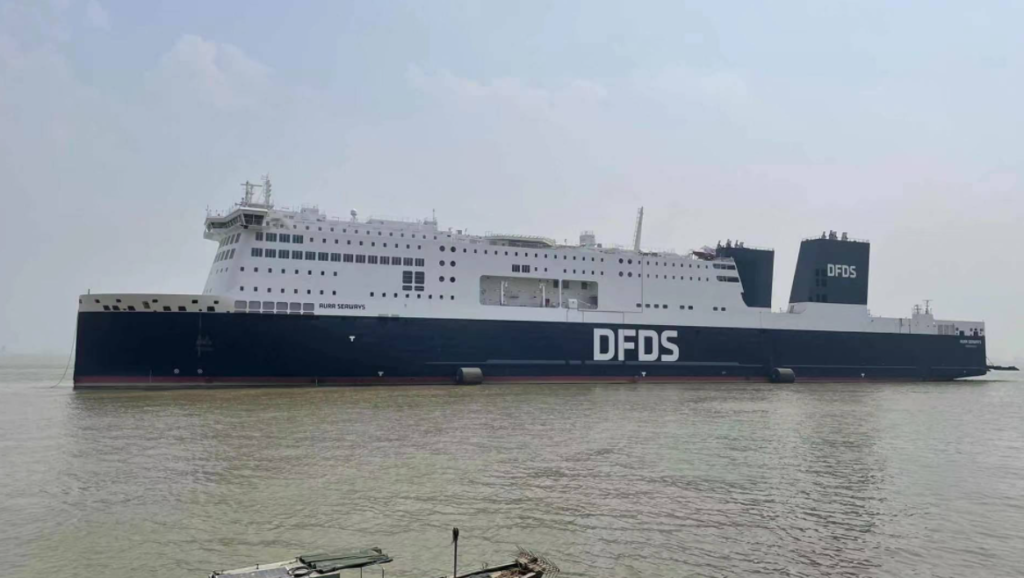 South China's largest shipbuilder delivers luxury ferry to Denmark
