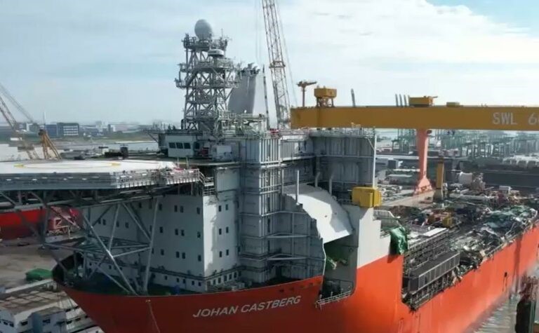 Johan Castberg production vessel leaves Sembcorp Marine yard in Singapore