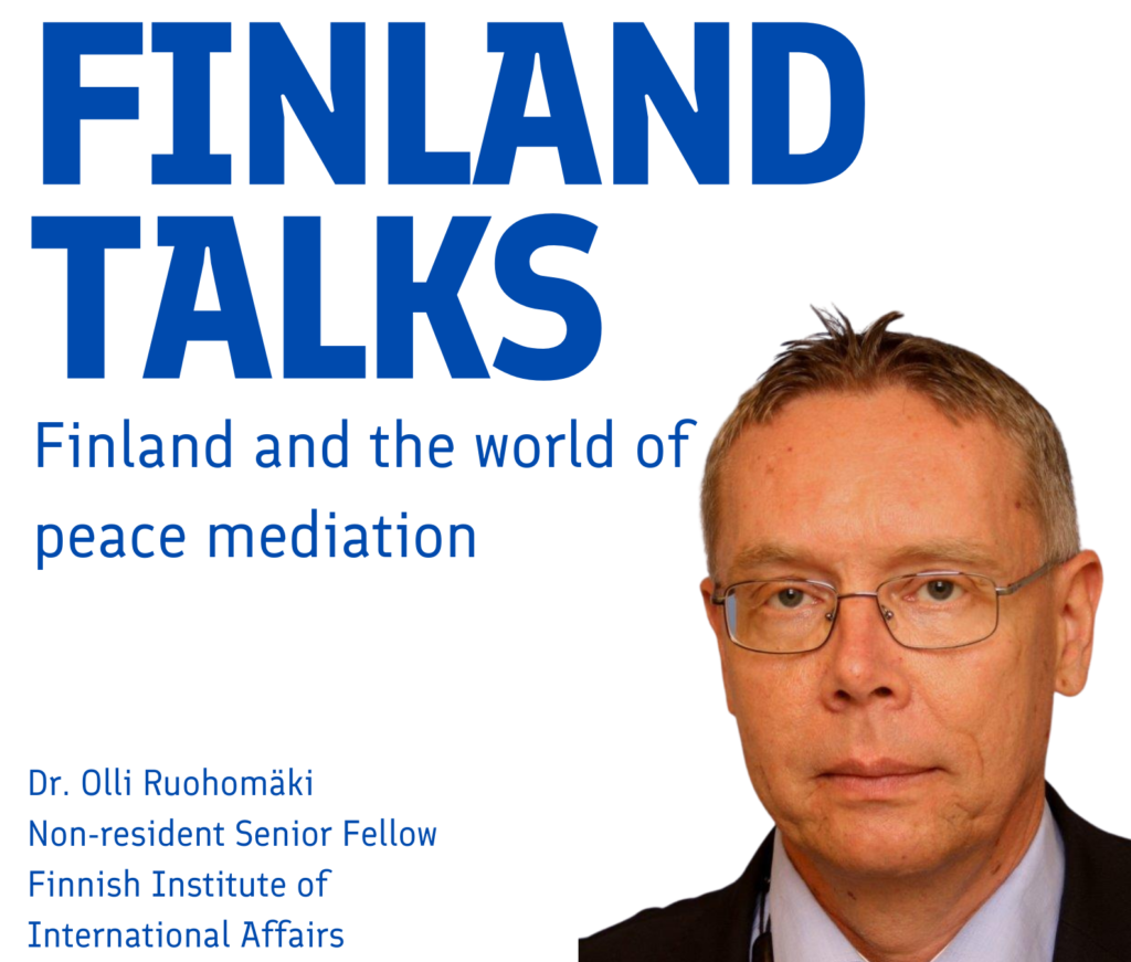 Sign up for Finland Talks 1/2022: Finland and the world of peace meditation