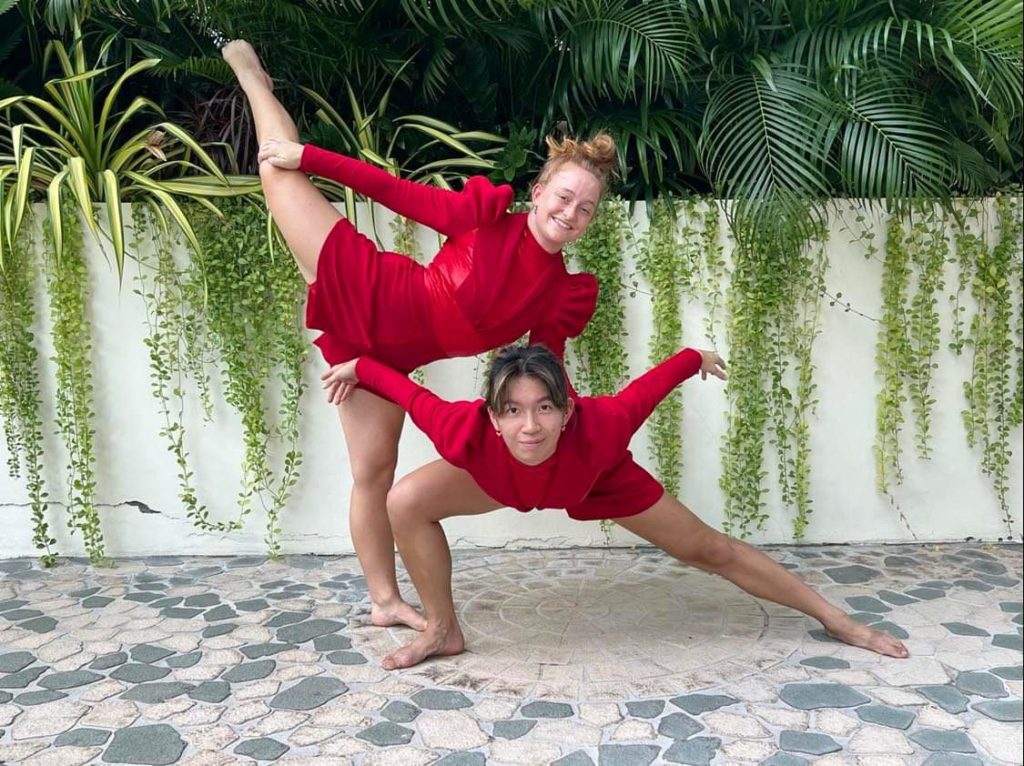A week with two girls, Sabrina and Thea, member of The National Danish Performance Team on their stay in Bangkok