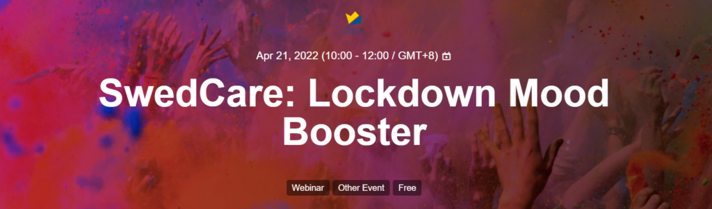 Sign up for SwedCare: Lockdown Mood Booster
