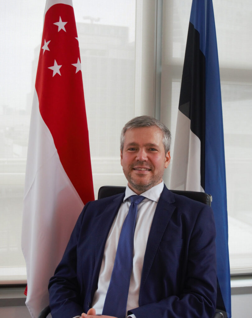 Estonia's Ambassador to Singapore and Indonesia; Mr Priit Turk