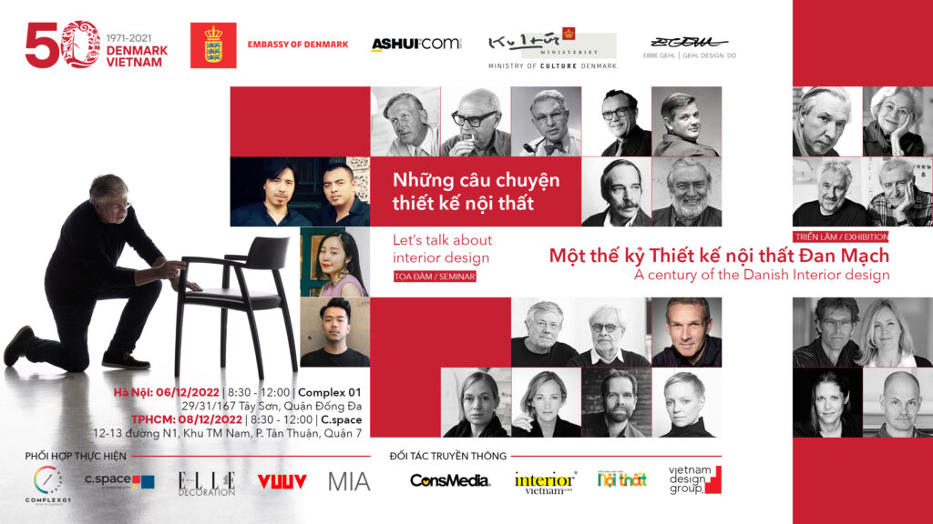 Be a part of the opening of “A Century of Danish Inside Design” exhibition and “Inside design tales” speak