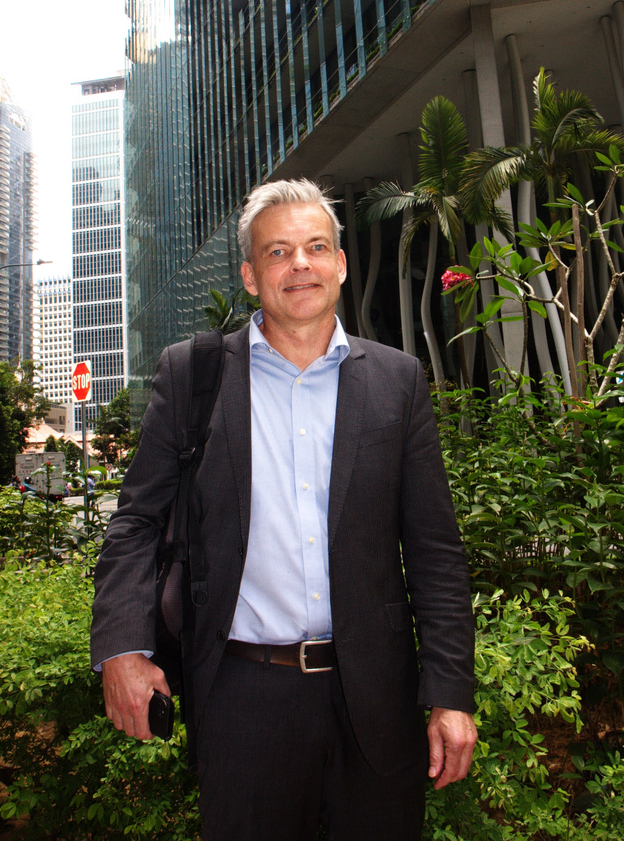 NBAS Executive Director Anders Hegre in the Central Business District, Singapore