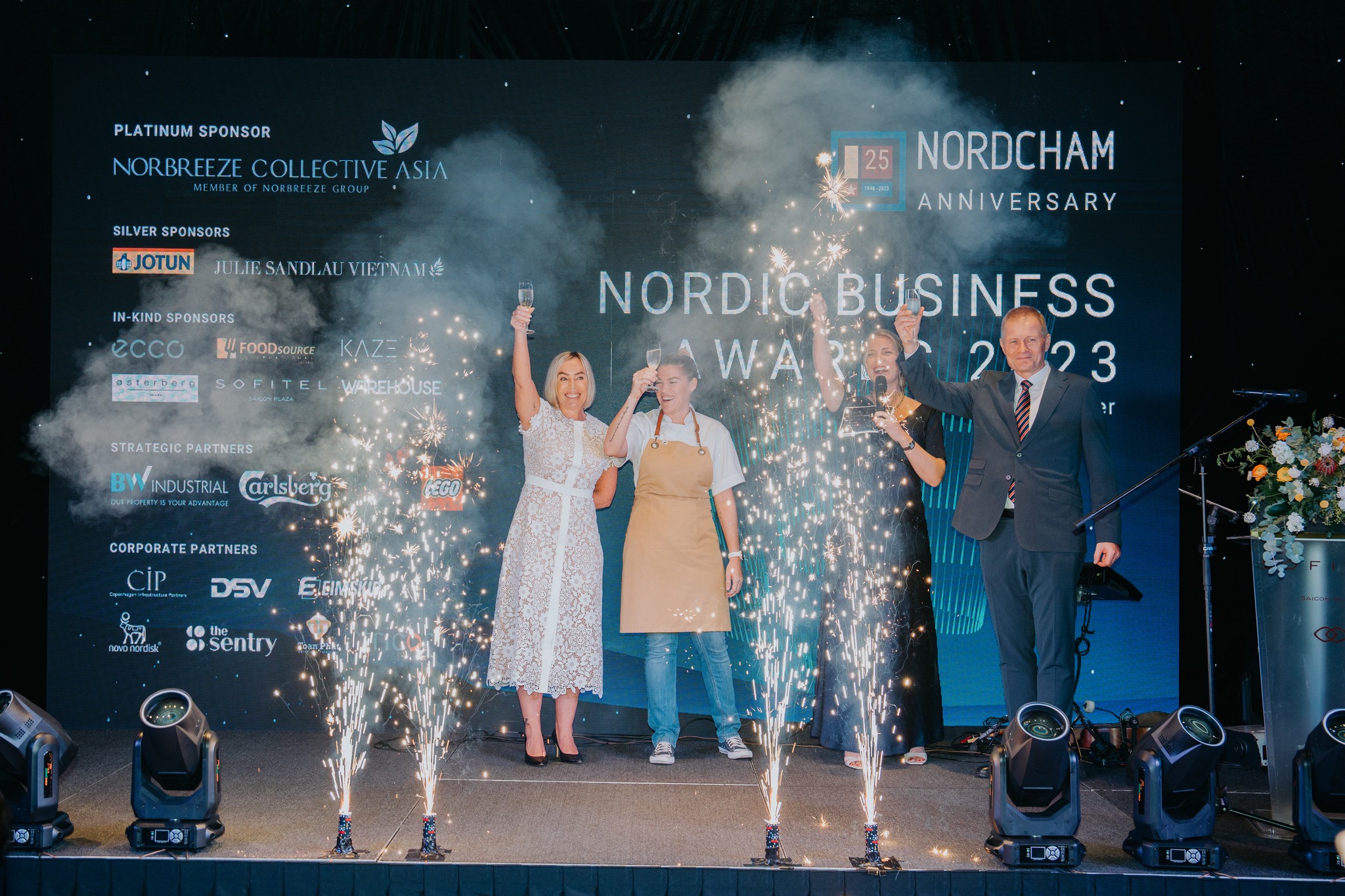 The winners of the Nordic Business Awards 2023 - Scandasia