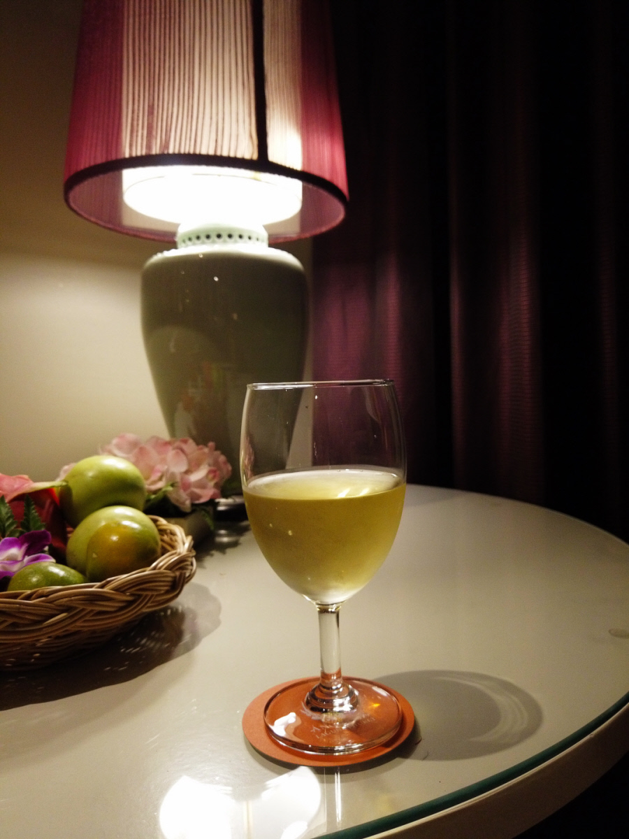 Angsana Laguna Phuket wine glass in room