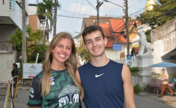 Even though Emil Kidmose and Maja Delić both have experienced scary moments on their travels, they have decided against taking the bus from Chiang Mai to Pai.