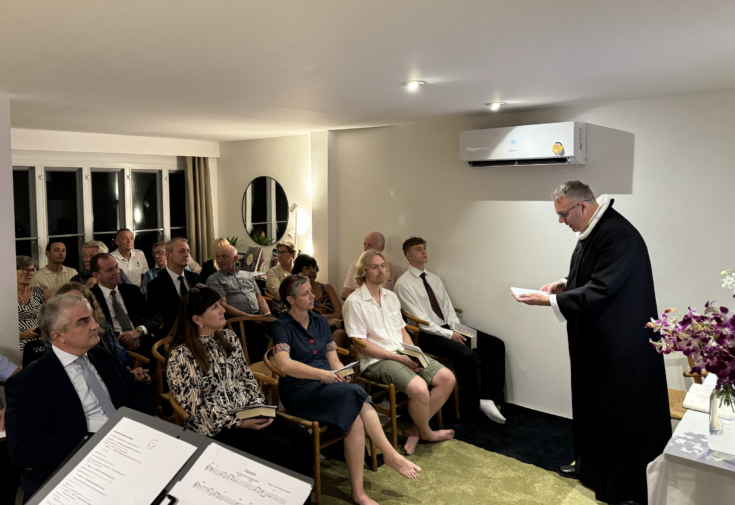 Pastor Nicolaj Stubbe Hørlyck Initiation