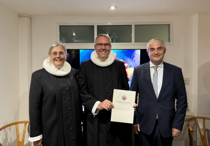 Pastor Nicolaj Stubbe Hørlyck Initiation