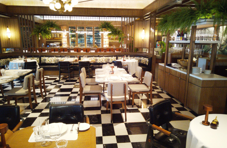 Palmier restaurant, Four Seasons Hotel Bangkok