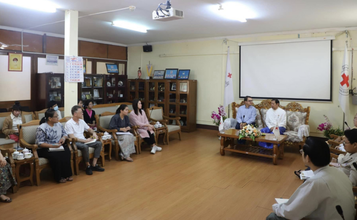 Myanmar and Denmark Red Cross